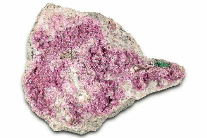 Sparkling Cobaltoan Dolomite Crystals w/ Malachite - DR Congo #347430